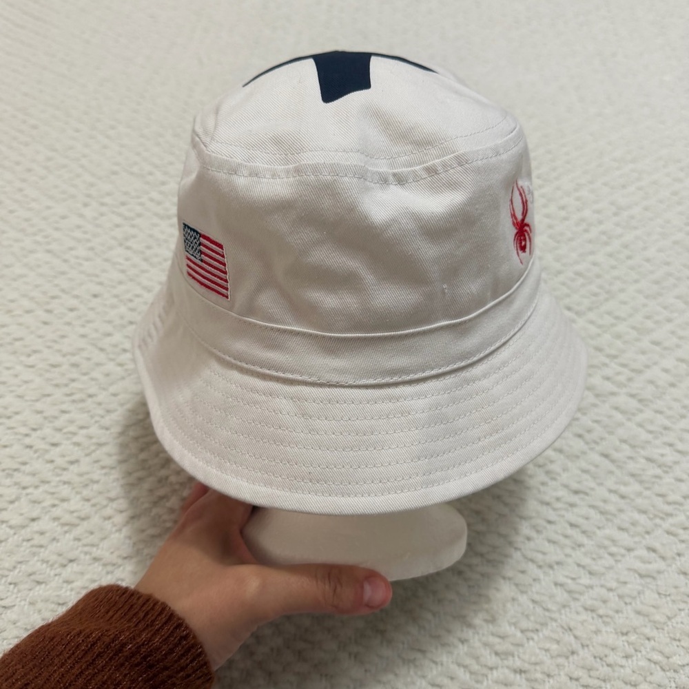 Spyder Haze USA Bucket Hat White Size S/M - Picture 3 of 8